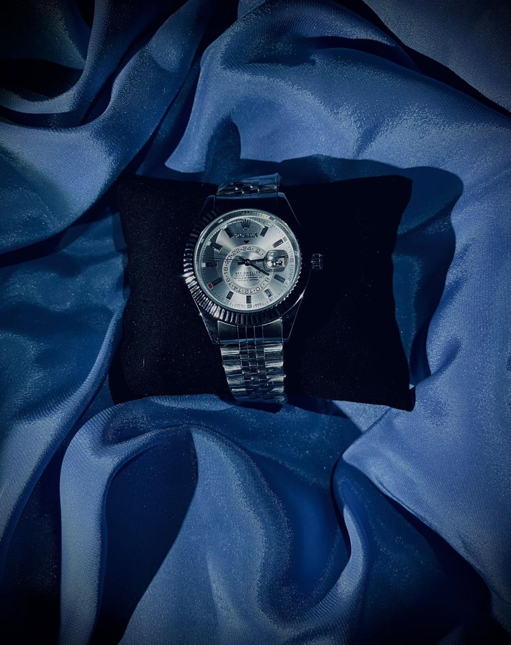 Rolex-Inspired Silver Crown